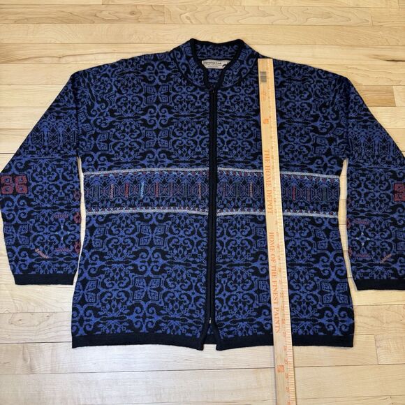 Peruvian Link Alpaca Collection Cardigan Sweater Full Zip Women's XL Peru Soft - Picture 8 of 8